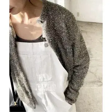 스픽 앤 스팬 라메 니트 가디건