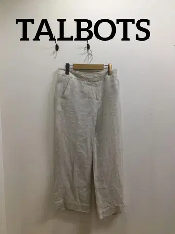 [ TALBOTS ] 롱 팬츠 베이지 린넨
