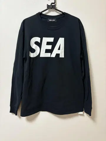 WIND AND SEA 블랙 긴팔 티셔츠 M