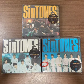 SixTONES 스토 GONG 여기에 돌아와 3형태 세트 3