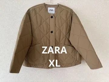 ZARA 브라운 퀼팅 자켓 EUR XL