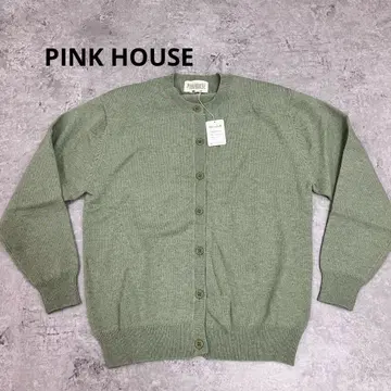 [ 미사용 ] PINK HOUSE 핑크하우스 니트 가디건 램스울