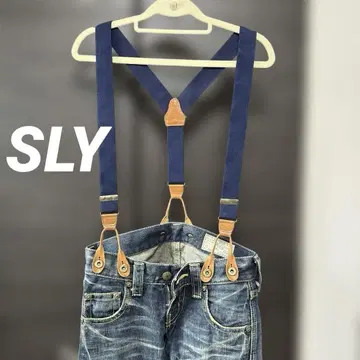 SLY 서스펜더 데님 24인치
