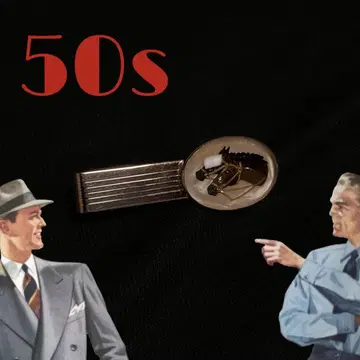 빈티지 넥타이 핀 레트로 50s 로카빌리 웨스턴 호스 말