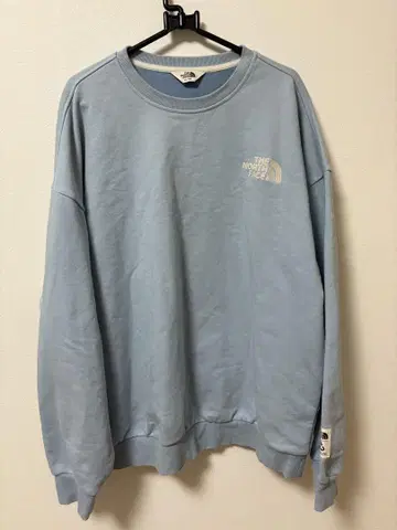THE NORTH FACE 라이트 블루 맨투맨 XL