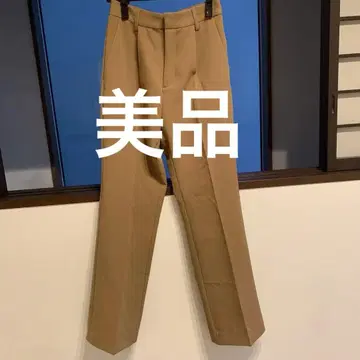 새상품급 INGNI 베이지 와이드 팬츠 허리밴딩 프리 사이즈