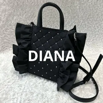 DIANA 다이애나 퀼팅 프릴 백