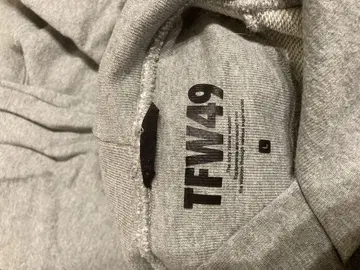 TFW49 Everlast 그레이 후드 부착 후드티