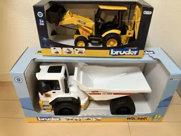 Bruder (브루더) 덤프트럭 백호 로더 세트