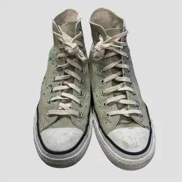 Converse All Star 하이컷 스니커즈 페인트