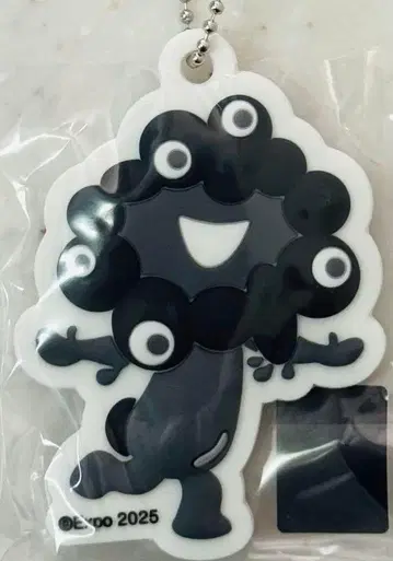 오사카 만박 블랙 미야쿠미야쿠 3D 러버 마스코트 키체인 회장 한정판