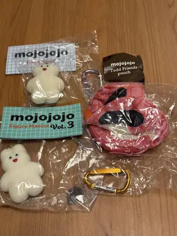 mojojojo 피규어 마스코트 파우치 John 외 3점 세트