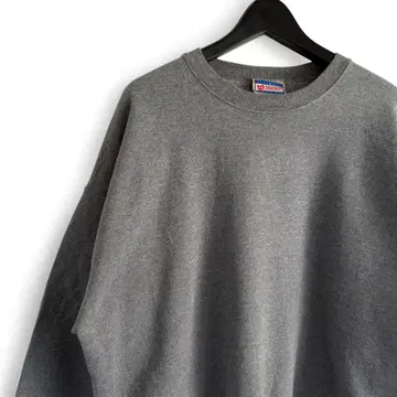 00s 빈티지 헤인즈 무지 그레이 맨투맨 S21