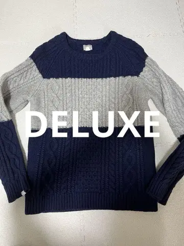 DELUXE 디럭스 케이블 니트 스웨터