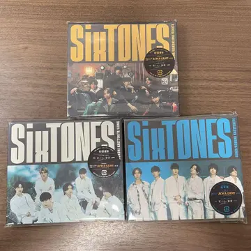 SixTONES GONG 여기에 돌아와 3가지 형태 세트 9