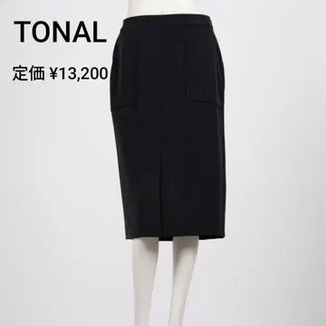 [새상품] TONAL 아웃포켓 타이트 스커트 38