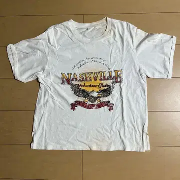[레어] vintage 디자인T셔츠 화이트