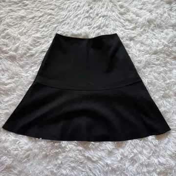 LAUTREAMONT 미니 스커트 L 플레어 울 블랙 일본제