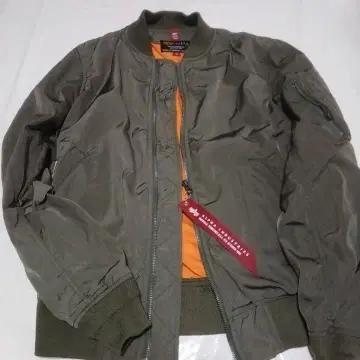 ALPHA INDUSTRIES 점퍼 M 사이즈 올리브 그린