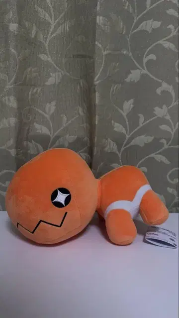 오렌지 컬러 봉제 인형