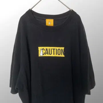 FR2 박스 로고 센터 로고 CAUTION 블랙 XL 사이즈 인기 모델