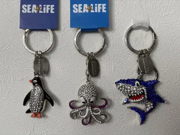 레고랜드 SEA LIFE 메탈 키링 3개 세트