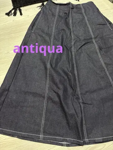 antiqua 데님 스커트