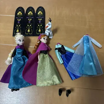 안나와 눈의 여왕 인형 세트