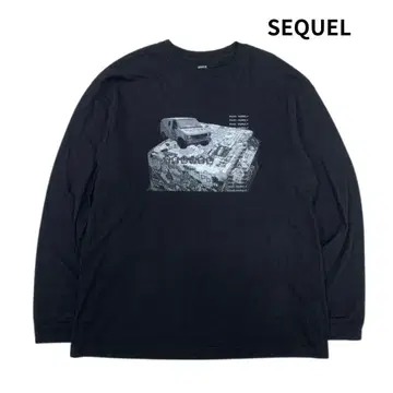 SEQUEL ENJOY YOURSELF 긴팔 티셔츠