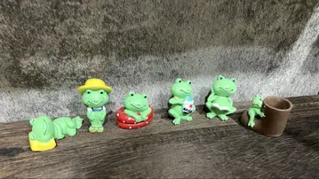 개구리 피규어 6체 세트