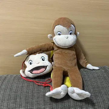 호기심 많은 조지 봉제 인형 백팩