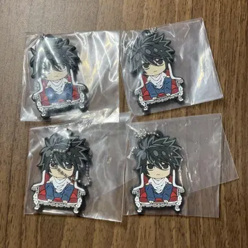 데포라바! DEATH NOTE 키링 L 4개 세트
