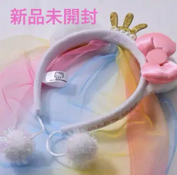 [ 미개봉 새상품 ] 헬로키티 스마일 한정판 오토히메 머리띠 아와지시마