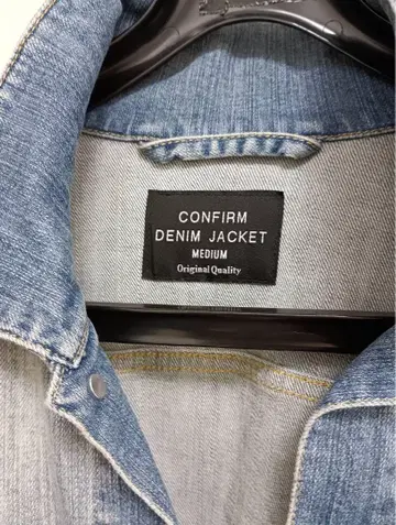 CONFIRM 데님 자켓 MEDIUM 라이트 블루