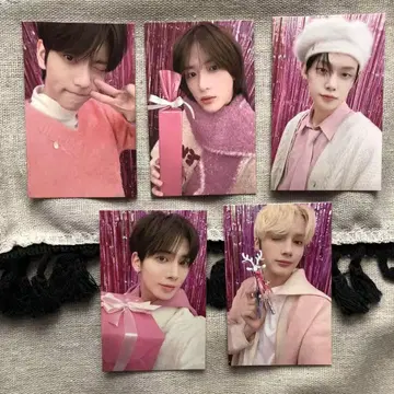 TXT KBS MOA 가요대제전 당첨 사전투표 트레이딩 카드 5장