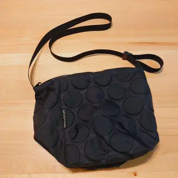 새상품급 BAG'n'NOUN 도트 패턴 숄더백 블랙