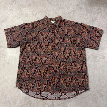 Backers 페이즐리 무늬 셔츠 빈티지 L 백커스 빈티지