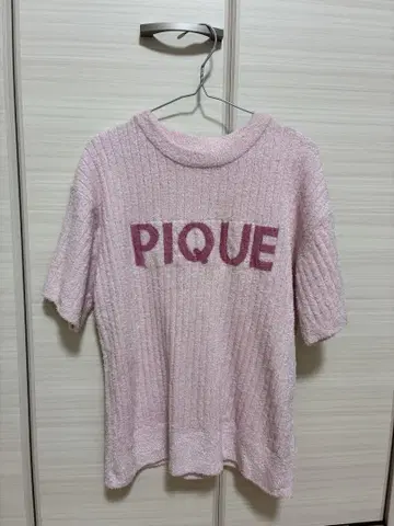 gelato pique 리브 로고 자카드 풀오버 & 숏팬츠 세트