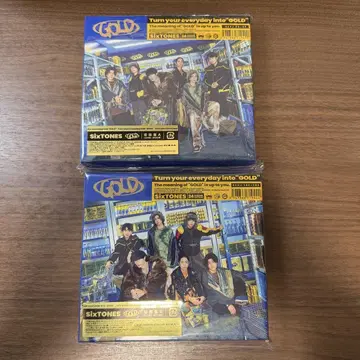 SixTONES 스트 GOLD BluRay 2가지 형태 세트 1