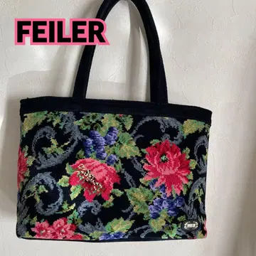 FEILER 플라워 무늬 토트백