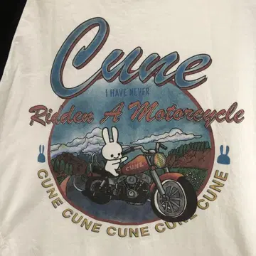 Cune 래글런 T셔츠 바이크 디자인