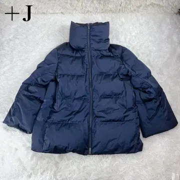 새상품급 UNIQLO +J 질 샌더 다운 자켓 네이비