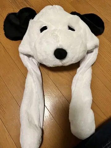 스누피 캐릭터 모자