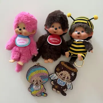 몽치치 봉제 인형 스트랩 체인 없음