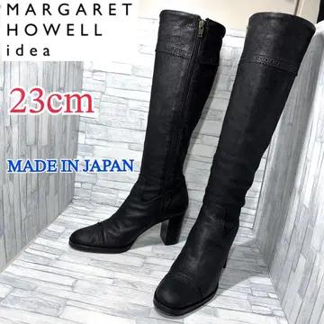 새상품급 마가렛 하우엘 아이디어 롱 부츠 블랙 23cm