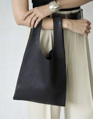 [새상품] Plage les Tendre leather 백 (블랙)