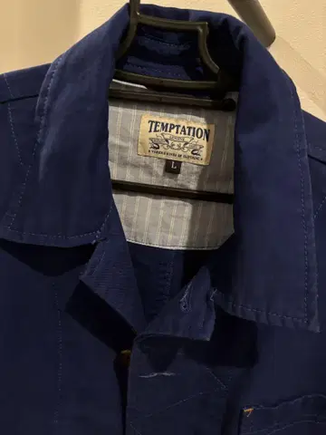 TEMPTATION 네이비 밀리터리 자켓 L