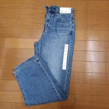 미사용품 유니클로 와이드 스트레이트 청바지 56cm