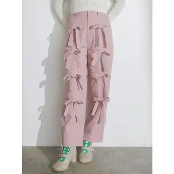 [택 포함 새상품] merryjenny 리본 슬랙스