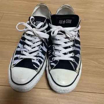 컨버스 ALL STAR 제브라 패턴 로우컷